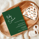 Search for emerald green baby shower invitations Elegant