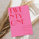 Search for stylish 21st birthday invitations Twenty one