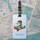 Search for airplane luggage tags For kids