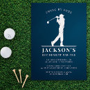 Search for navy blue retirement invitations Masculine