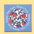 Search for happy new year magnets Red