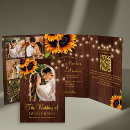 Search for 3 fold wedding invitations All in one
