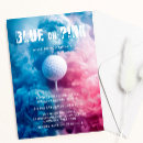Search for golf gender reveal invitations Sport