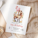 Search for floral horse invitations Watercolor