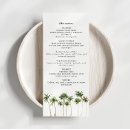 Search for palm tree menus Elegant