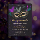 Search for elegant carnival party invitations Venetian mask
