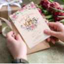 Search for animal baby girl shower invitations Woodland animals