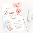 Search for bearly wait gender reveal invitations Watercolor