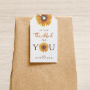 Search for sunflower thank you gift tags Fall