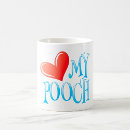 Search for pooch mugs Red heart