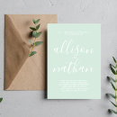 Search for mint wedding invitations Script