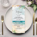 Search for beach wedding menus Summer