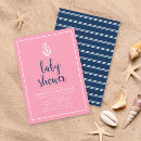 Search for navy blue stripes baby shower invitations Trendy