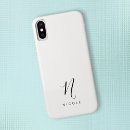 Search for minimalist typography iphone cases Initial