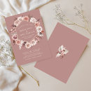 Search for dried floral rustic wedding invitations Bohemian