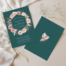 Search for pink and green wedding invitations Botanical