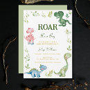 Search for dinosaur party baby pregnancy invitations Green