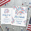 Search for flag postcards invitations Fireworks