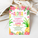 Search for pineapple luau invitations Pineapples
