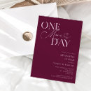 Search for one day invitations Elegant