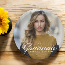 Search for graduation party plates Minimalist
