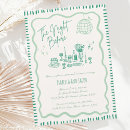 Search for whimsical rehearsal dinner invitations Quirky