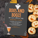 Search for boos and booze halloween invitations Ghost