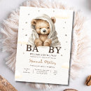 Search for teddy bear baby boy shower invitations Gender neutral