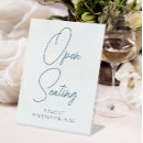 Search for open seating wedding signs Modern
