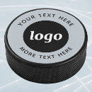 Search for hockey pucks Logo