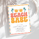 Search for beach shower invitations Pool party