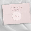 Search for blush pink wedding stickers Bride and groom initials