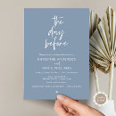 Search for rehearsal lunch invitations The day before