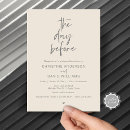 Search for rehearsal lunch invitations The day before