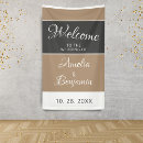 Search for bride and groom name banners Elegant