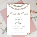 Search for pearl necklace invitations Elegant