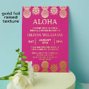 Search for aloha bridal shower invitations Pink