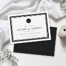 Search for black background save the dates Elegant