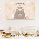 Search for baby girl welcome banners Floral