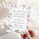 Search for lilac wedding save the dates Elegant