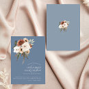 Search for dusty blue and peach wedding invitations Boho