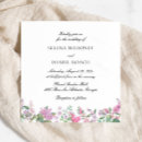 Search for purple watercolor floral wedding invitations Minimalist