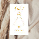 Search for bridal gown business cards Elegant