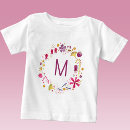 Search for flower baby shirts Baby girl
