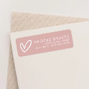 Search for dusty pink return address labels Simple