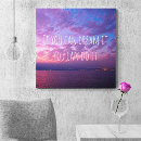 Search for purple sunset canvas prints Ocean