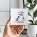Search for baby penguin tiles Watercolor