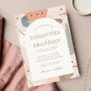 Search for abstract wedding invitations Modern
