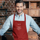 Search for red business aprons Modern