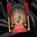 Search for red carpet sweet 16 invitations Gold